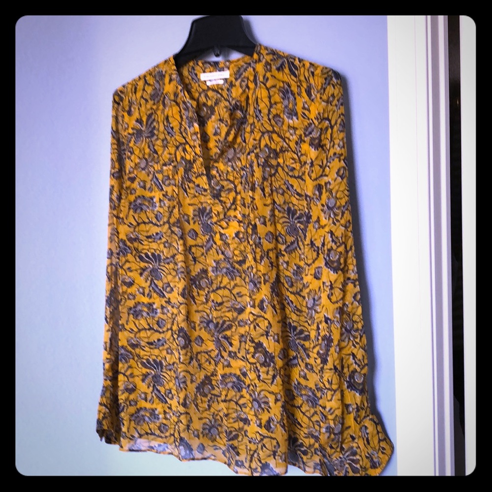 Isabel Marant Bow tie Blouse, Yellow